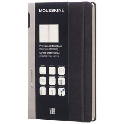Picture of PRO NOTE BOOK L HARD COVER in Black Solid