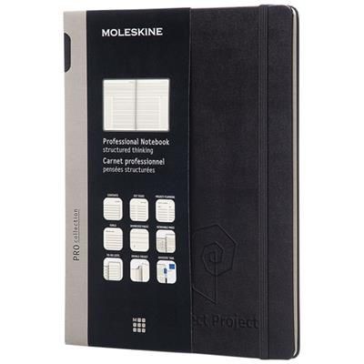 Picture of PRO NOTE BOOK XL HARD COVER in Black Solid