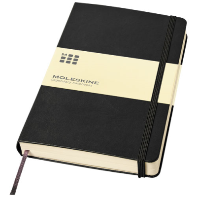 Picture of MOLESKINE CLASSIC EXPANDED L HARD COVER NOTE BOOK - RULED in Solid Black.