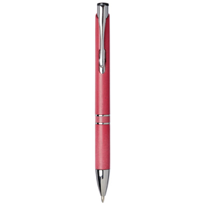 Picture of MONETA ABS with Wheat Straw Click Ball PEN in Magenta