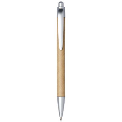 Picture of TIFLET RECYCLED PAPER BALL PEN in Brown