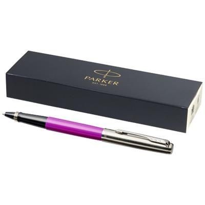Picture of JOTTER PLASTIC with Stainless Steel Metal Rollerbal Pen in Magenta