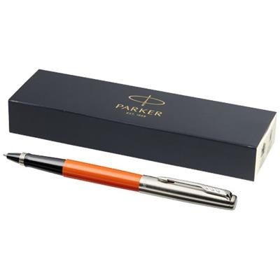 Picture of JOTTER PLASTIC with Stainless Steel Metal Rollerbal Pen in Orange
