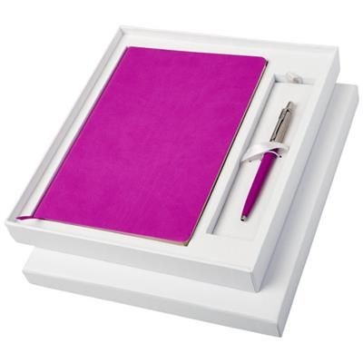Picture of GIFT SET with A5 Note Book in Magenta