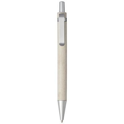 Picture of TIDORE WHEAT STRAW CLICK ACTION BALL PEN in Natural