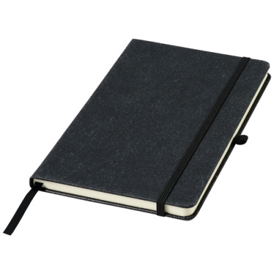 Picture of ATLANA LEATHER PIECES NOTE BOOK in Solid Black