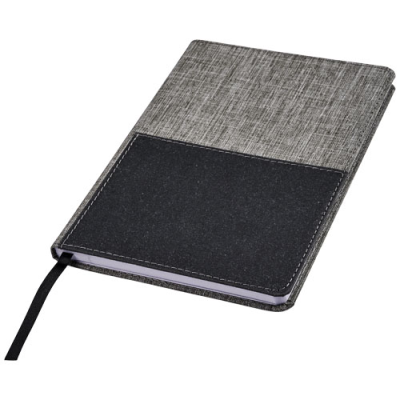 Picture of MERA RPET A5 REFERENCE NOTE BOOK with Front Pocket in Grey
