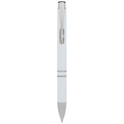 Picture of MONETA ANTIBACTERIAL BALL PEN in White