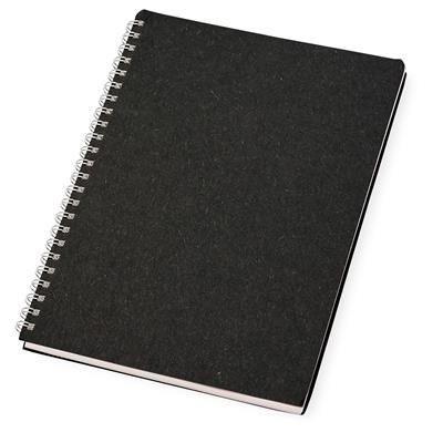 Picture of NERO A5 WIRE-O NOTEBOOK in Black Solid
