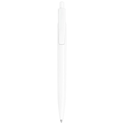 Picture of ALESSIO RPET BALL PEN in White.