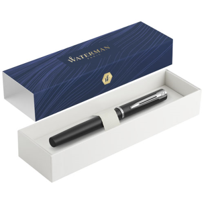 Picture of WATERMAN ALLURE ROLLERBALL PEN in Solid Black.