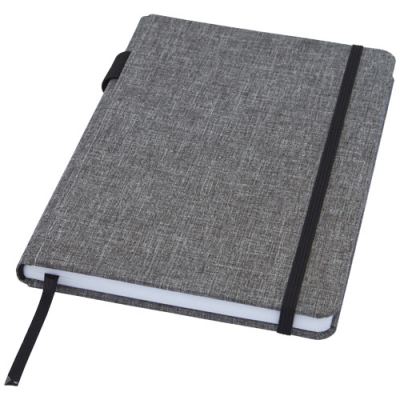 Picture of ORIN A5 RPET NOTE BOOK in Heather Grey