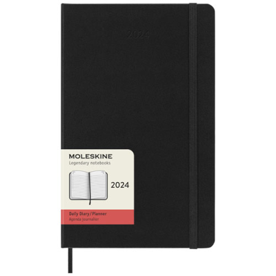 Picture of MOLESKINE 12M DAILY L HARD COVER PLANNER in Solid Black