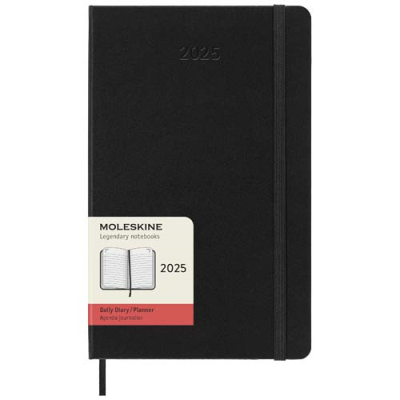 Picture of MOLESKINE 12M DAILY L HARD COVER PLANNER in Solid Black.