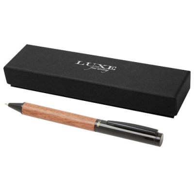 Picture of TIMBRE WOOD BALL PEN in Solid Black & Brown