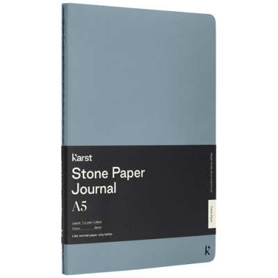 Picture of KARST® A5 STONE PAPER JOURNAL DOUBLE PACK in Light Blue.