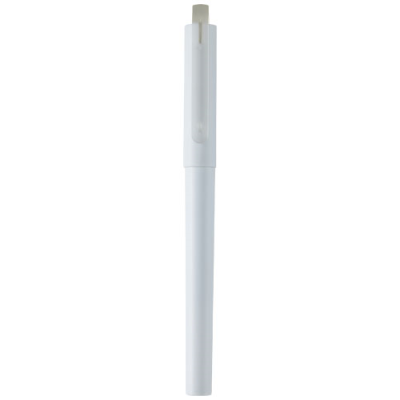 Picture of MAUNA RECYCLED PET GEL BALL PEN in White.