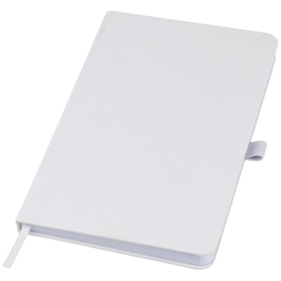 Picture of FABIANNA CRUSH PAPER HARD COVER NOTE BOOK in White.