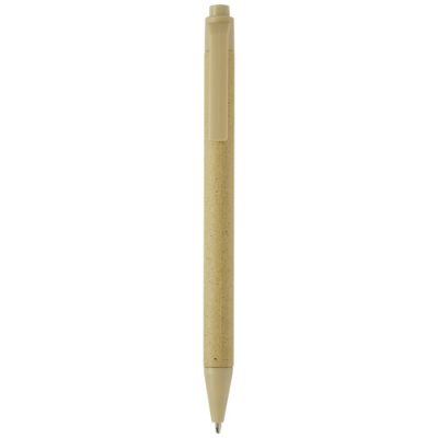 Picture of FABIANNA CRUSH PAPER BALL PEN in Olive
