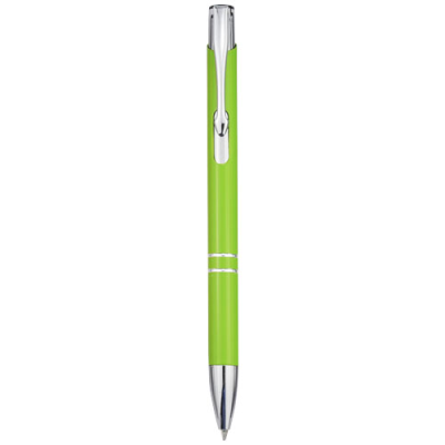 Picture of MONETA RECYCLED ALUMINIUM METAL BALL PEN in Lime.