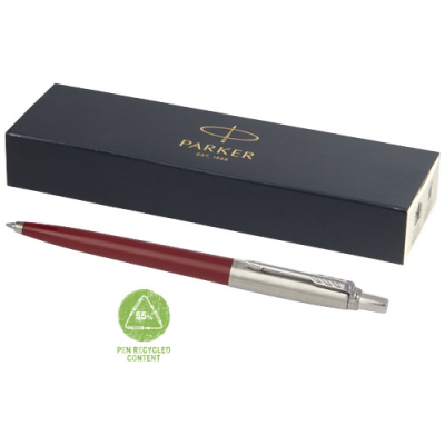 Picture of PARKER JOTTER RECYCLED BALL PEN in Dark Red.