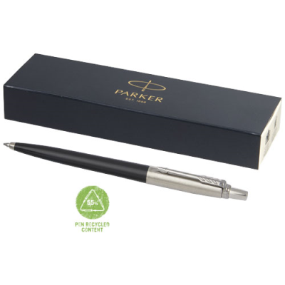 Picture of PARKER JOTTER RECYCLED BALL PEN in Solid Black.