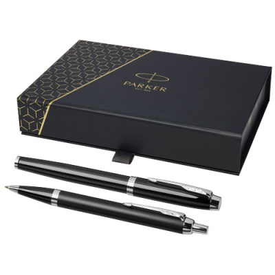 Picture of PARKER IM BALL PEN AND FOUNTAIN PEN SET in Solid Black