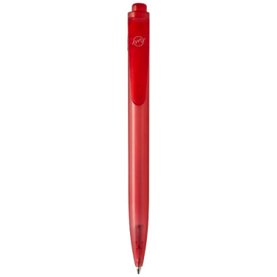 Picture of THALAASA OCEAN-BOUND PLASTIC BALL PEN in Red.