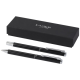 Picture of LUCETTO RECYCLED ALUMINIUM METAL BALL PEN AND ROLLERBALL PEN GIFT SET (BLACK INK)