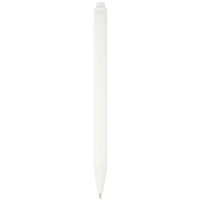 Picture of CHARTIK MONOCHROMATIC RECYCLED PAPER BALL PEN with Matte Finish in White