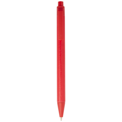 Picture of CHARTIK MONOCHROMATIC RECYCLED PAPER BALL PEN with Matte Finish in Red