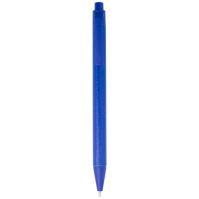 Picture of CHARTIK MONOCHROMATIC RECYCLED PAPER BALL PEN with Matte Finish in Blue.