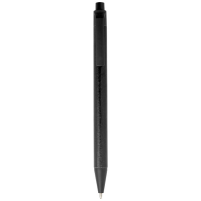 Picture of CHARTIK MONOCHROMATIC RECYCLED PAPER BALL PEN with Matte Finish in Solid Black.
