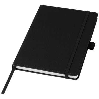 Picture of THALAASA OCEAN-BOUND PLASTIC HARDCOVER NOTE BOOK in Solid Black