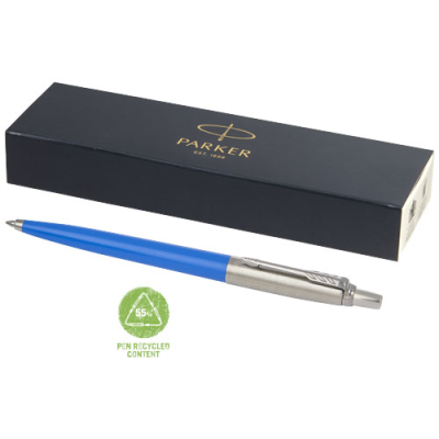 Picture of PARKER JOTTER RECYCLED BALL PEN in Process Blue.