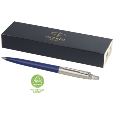 Picture of PARKER JOTTER RECYCLED BALL PEN in Navy.