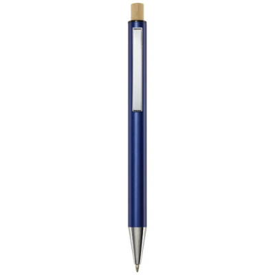 Picture of CYRUS RECYCLED ALUMINIUM METAL BALL PEN in Navy.