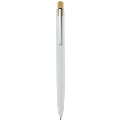 Picture of NOOSHIN RECYCLED ALUMINIUM METAL BALL PEN in White.