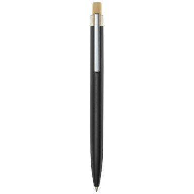 Picture of NOOSHIN RECYCLED ALUMINIUM METAL BALL PEN in Solid Black