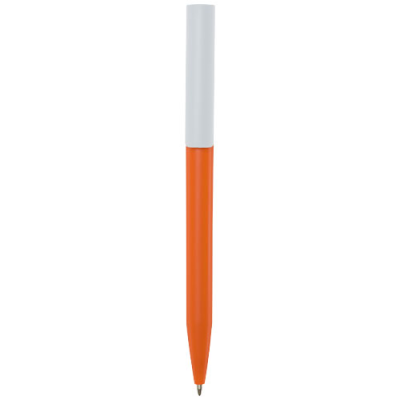 Picture of UNIX RECYCLED PLASTIC BALL PEN in Orange.