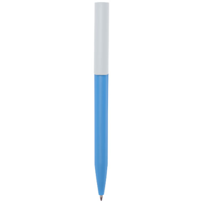 Picture of UNIX RECYCLED PLASTIC BALL PEN in Aqua