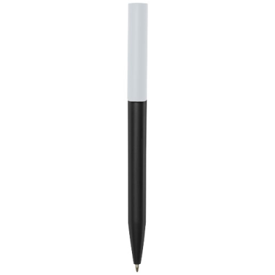 Picture of UNIX RECYCLED PLASTIC BALL PEN in Solid Black