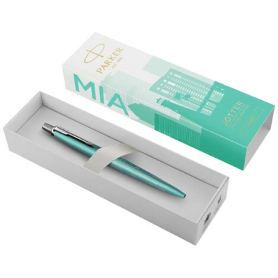 Picture of PARKER JOTTER SE GLOBAL ICONS COLOUR TRIM BALL PEN (BLUE INK).