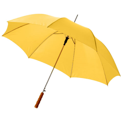 Picture of LISA 23 INCH AUTO OPEN UMBRELLA with Wood Handle in Yellow