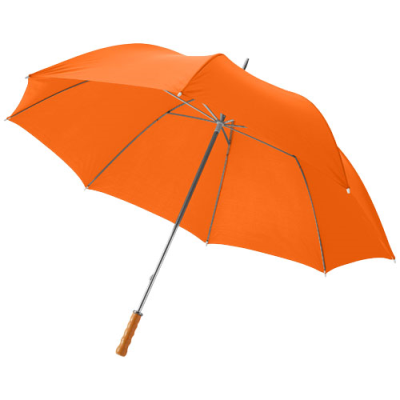 Picture of KARL 30 INCH GOLF UMBRELLA with Wood Handle in Orange.