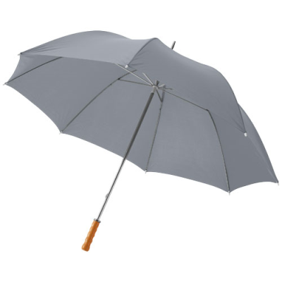 Picture of KARL 30 INCH GOLF UMBRELLA with Wood Handle in Grey.