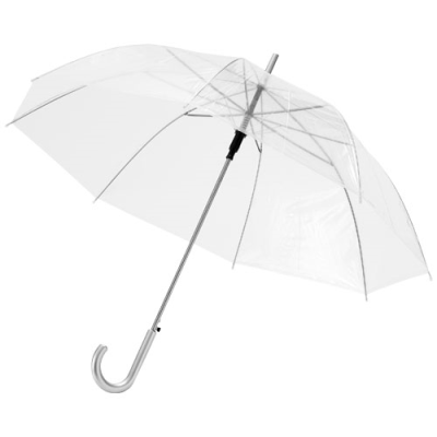 Picture of KATE 23 INCH CLEAR TRANSPARENT AUTO OPEN UMBRELLA in Clear Transparent White