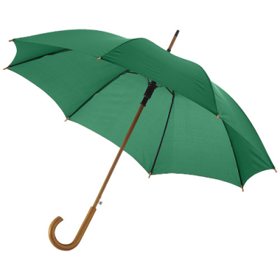 Picture of KYLE 23 INCH AUTO OPEN UMBRELLA WOOD SHAFT AND HANDLE in Green