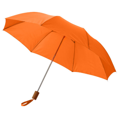 Picture of OHO 20 INCH FOLDING UMBRELLA in Orange.