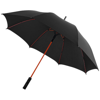 Picture of STARK 23 INCH WINDPROOF AUTO OPEN UMBRELLA in Red & Solid Black.